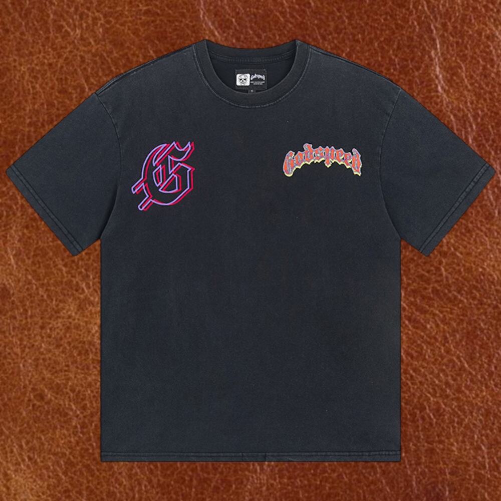 Men's Black Short Sleeve Godspeed